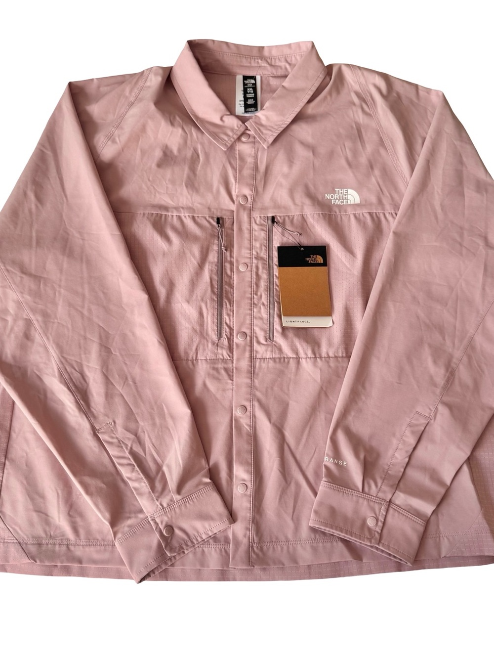 NWT The North Face Women’s Pink Trail Lightrange Long Sleeve Shirt Size XXL